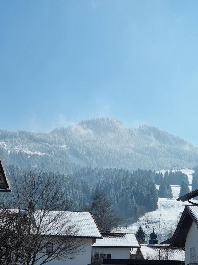 Ferienwohnung Bergliebe Nesselwang Buitenkant foto